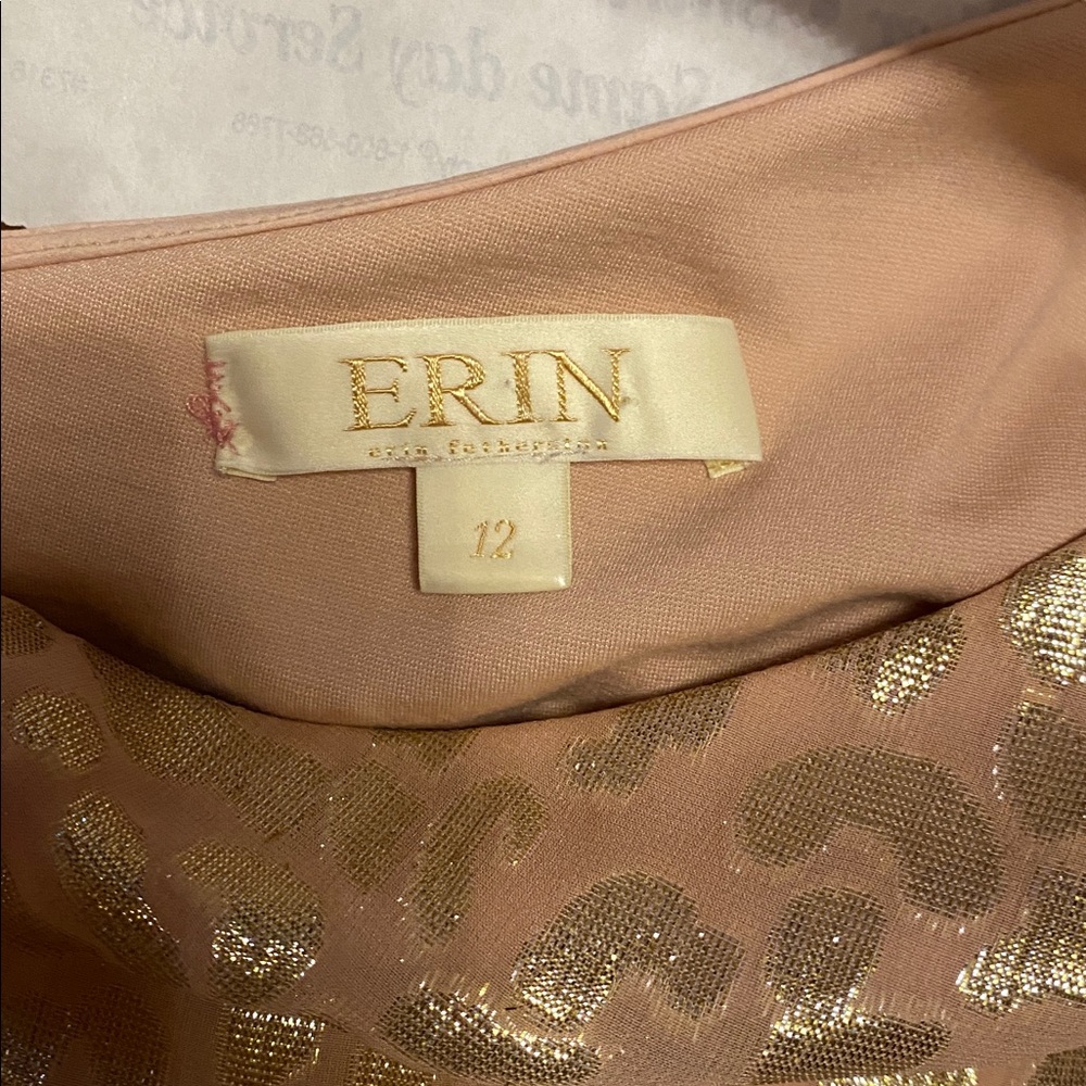 EUC Sz 12 ERIN by Erin Fetherston Asymmetrical Dress
Dress has a full underdress